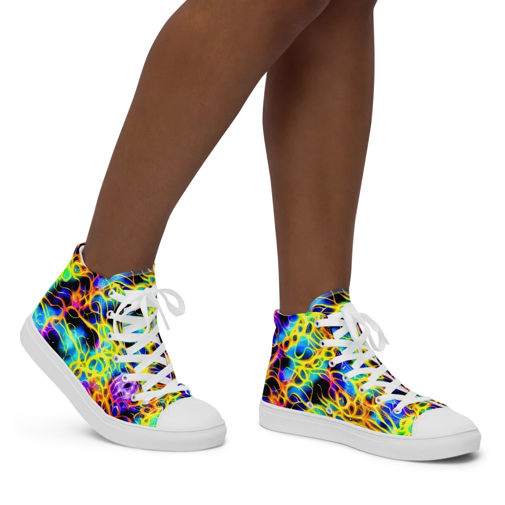 Solaris Mesh on Women's High Top Canvas Shoes — Right