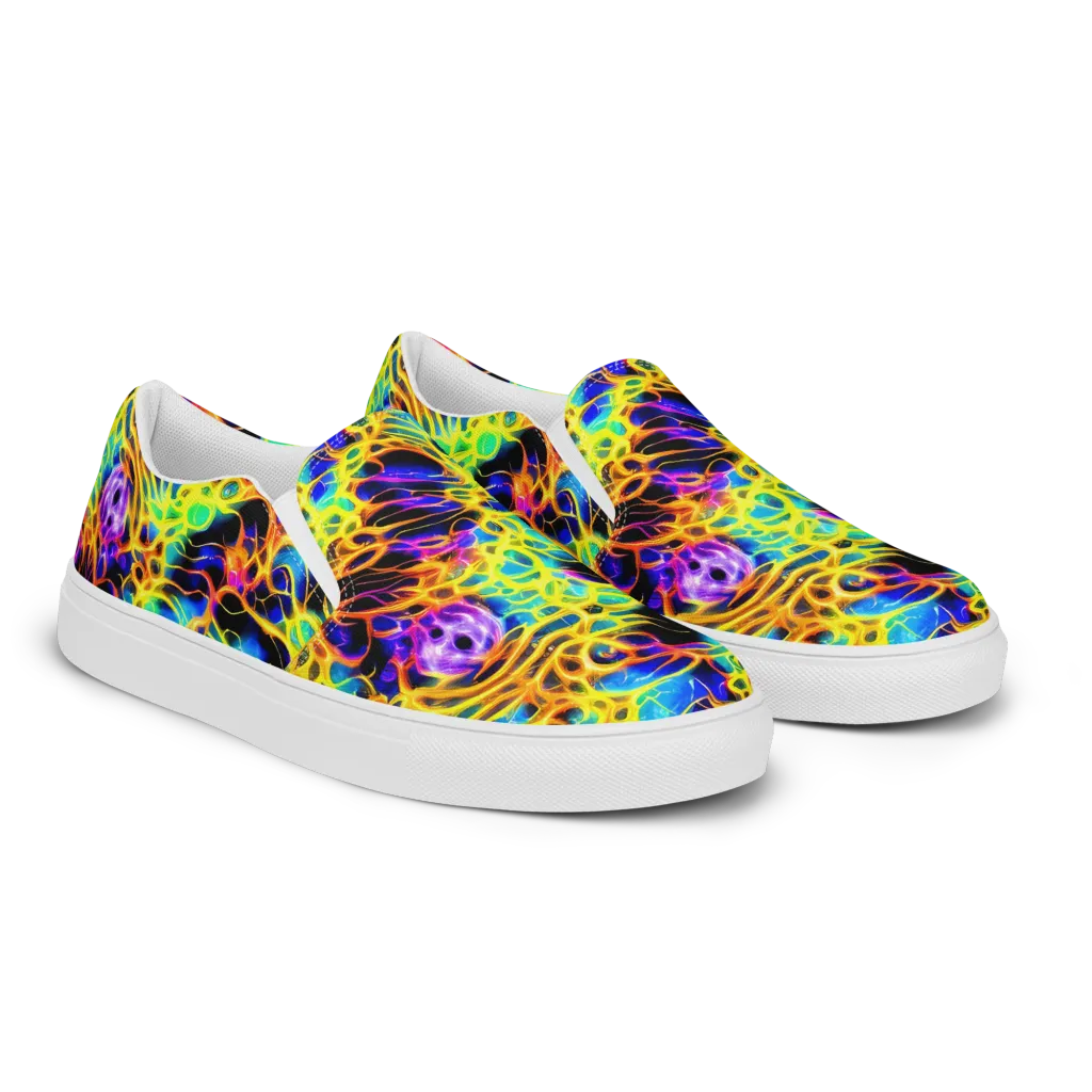 Solaris Mesh on Men's Slip-On Canvas Shoes — Right Front