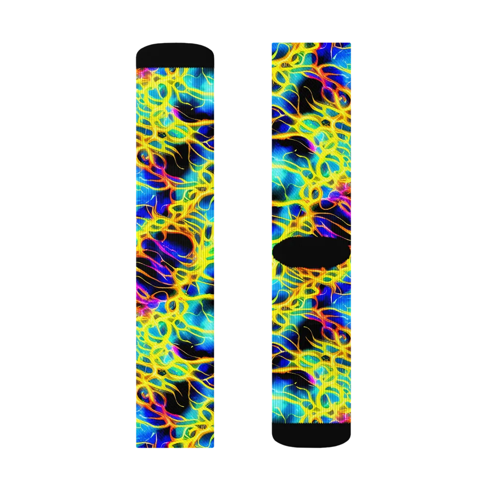 Solaris Mesh on Socks — Left Sock