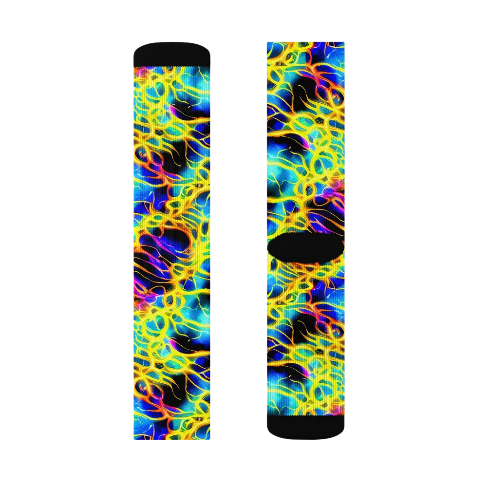 Solaris Mesh on Socks — Right Sock