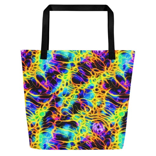 Solaris Mesh on a Large Tote Bag W/ Pocket