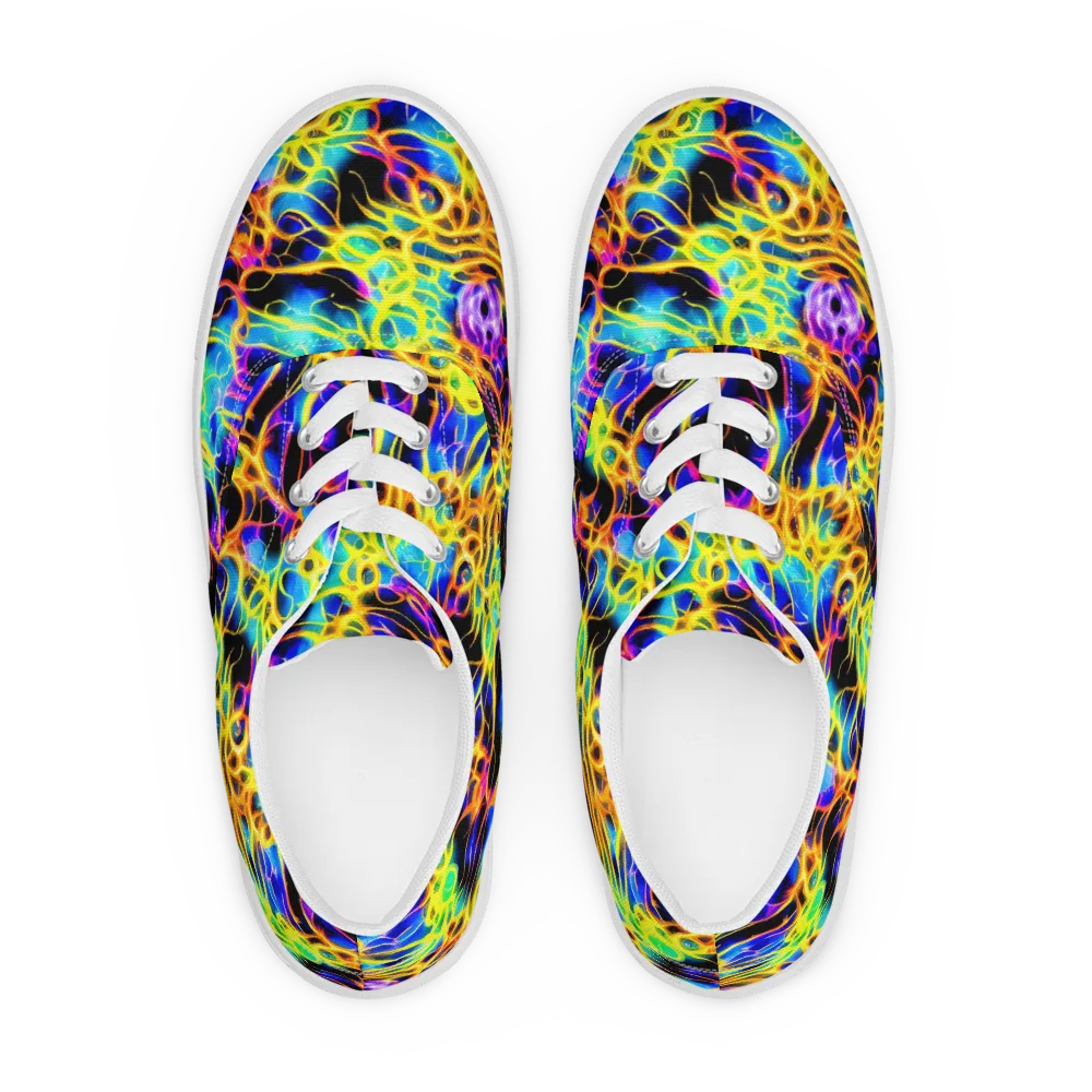 Solaris Mesh on Men's Lace-Up Canvas Shoes — Front