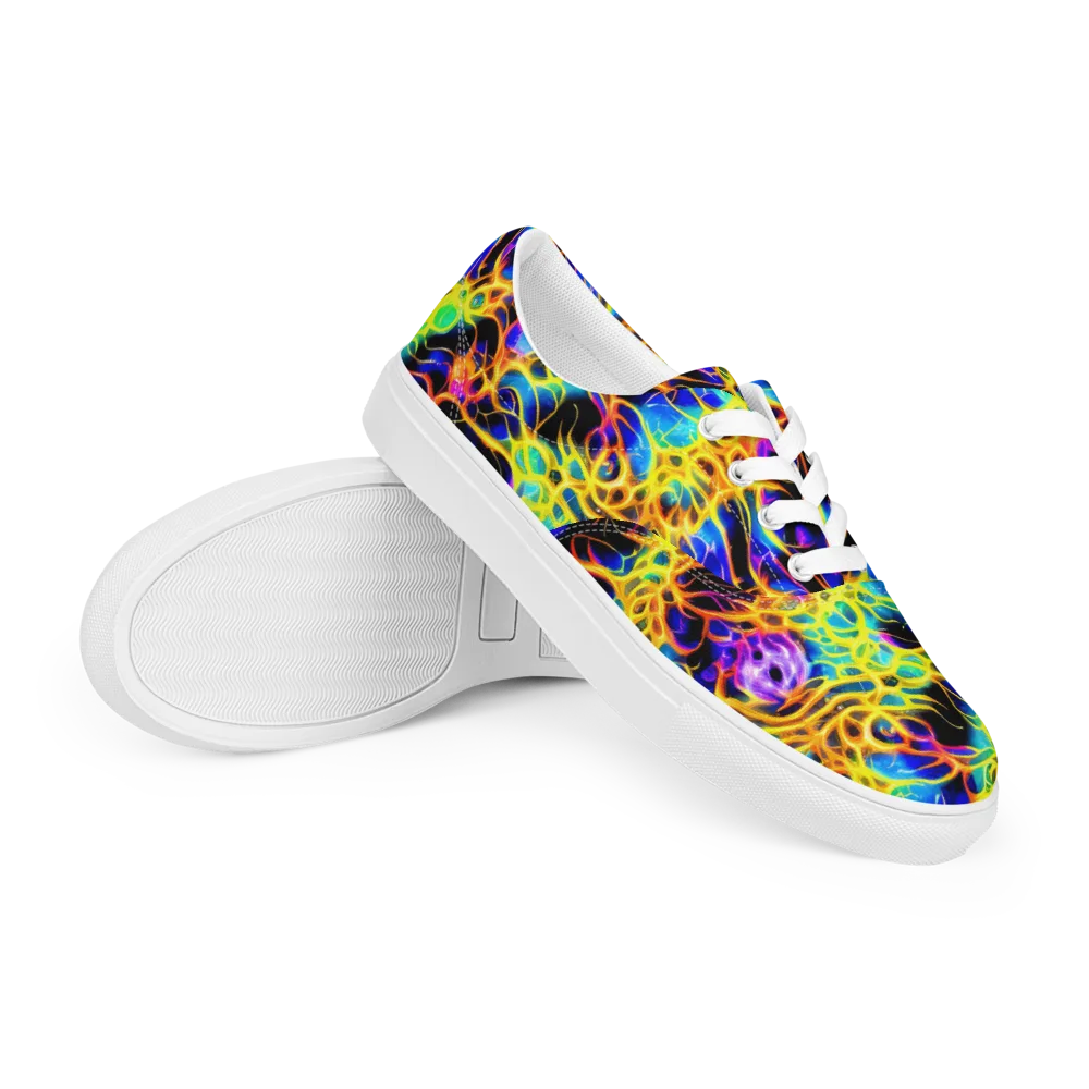 Solaris Mesh on Men's Lace-Up Canvas Shoes — Right Front