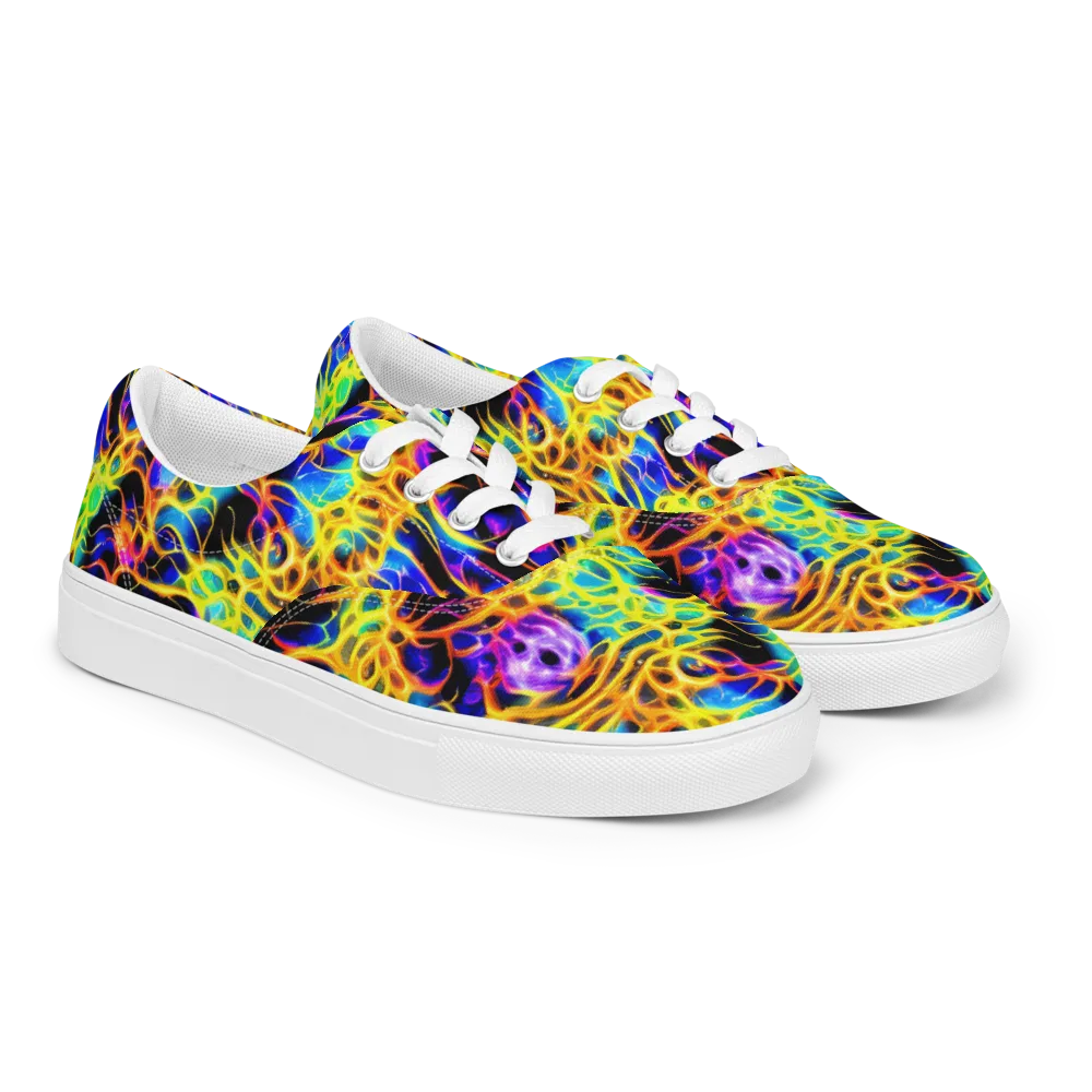Solaris Mesh on Men's Lace-Up Canvas Shoes — Right Front