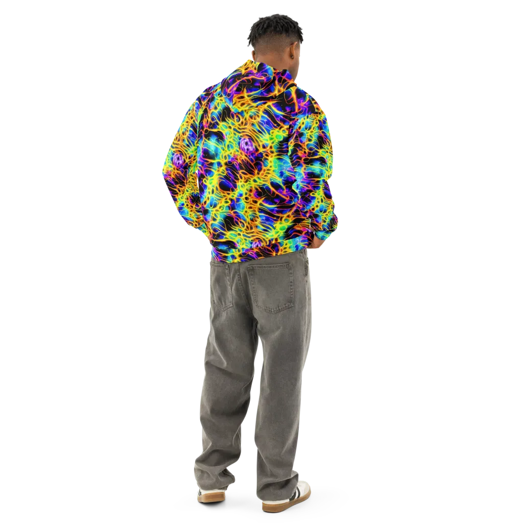 Solaris Mesh on Cotton Hoodie — Back
