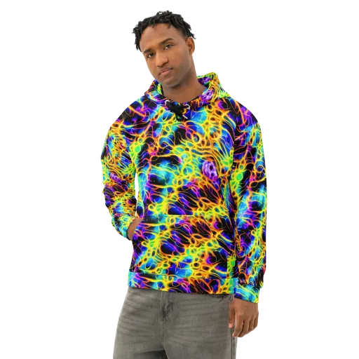 Solaris Mesh on a Cotton Hoodie