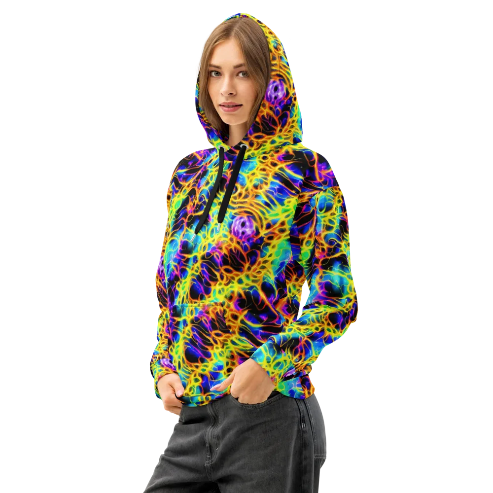 Solaris Mesh on Cotton Hoodie — Left Front