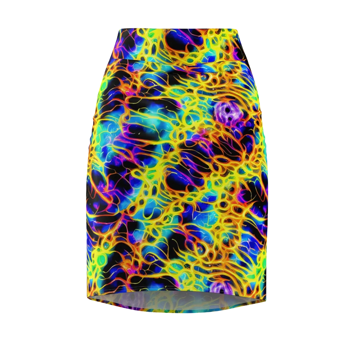 Solaris Mesh on Pencil Skirt — Front