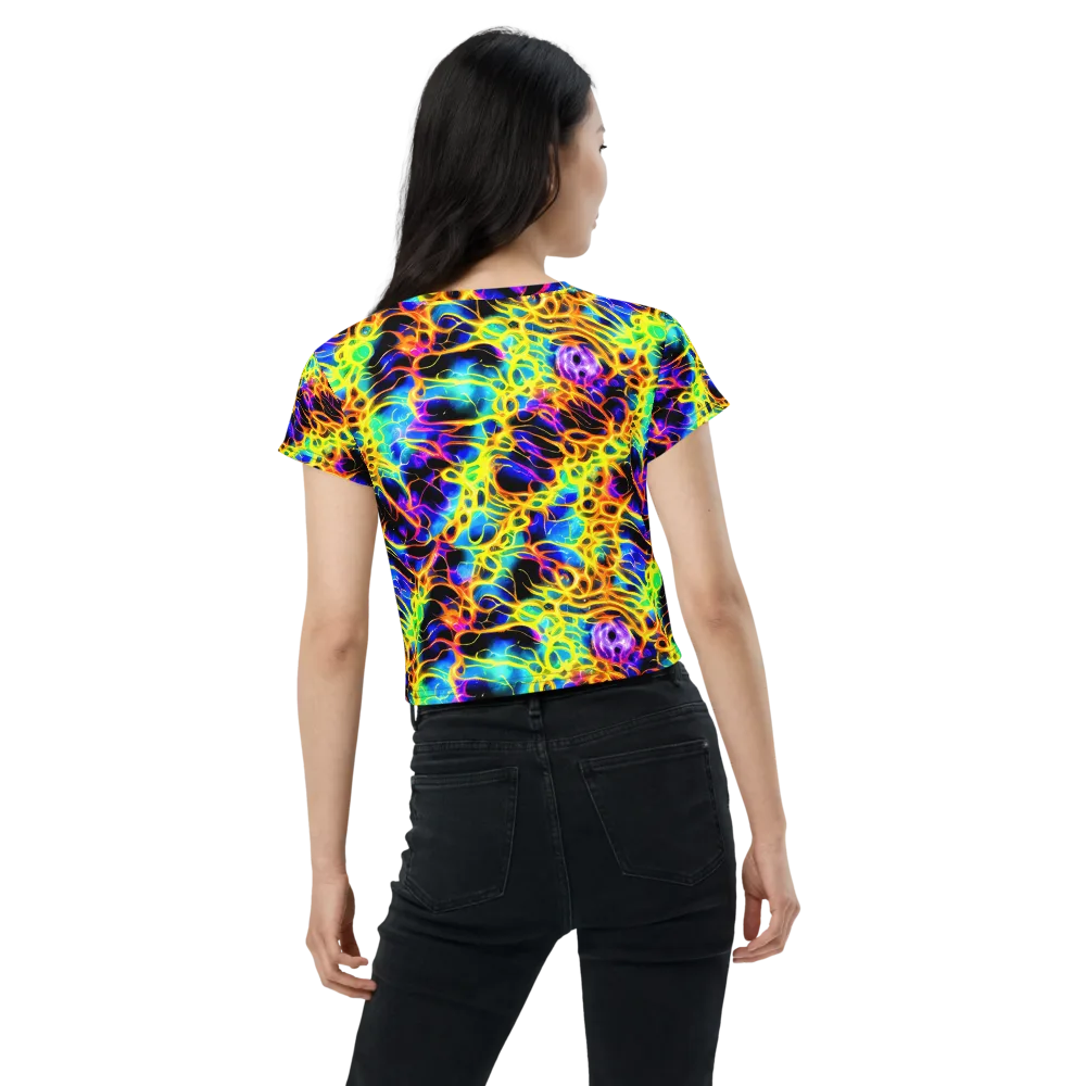 Solaris Mesh on Crop Tee — Back