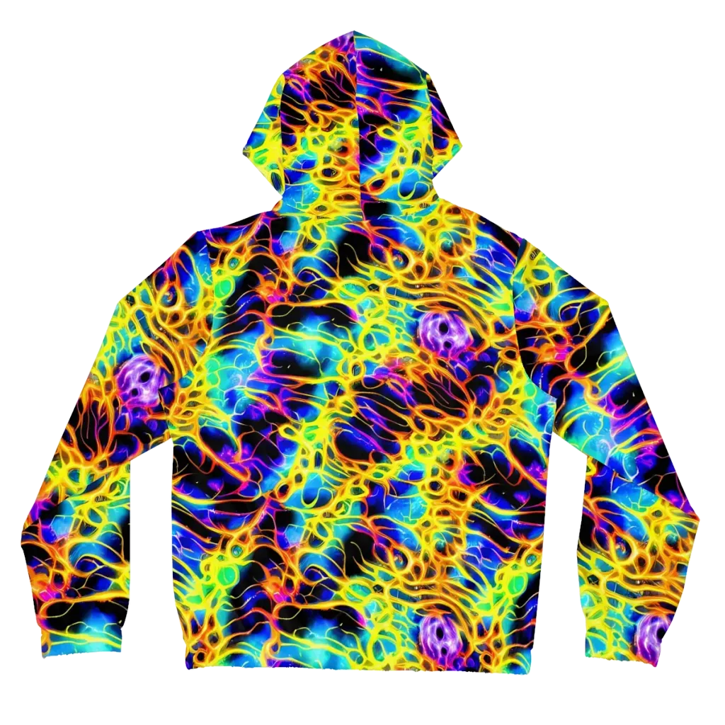 Solaris Mesh on Women's Full-Zip Hoodie — Back