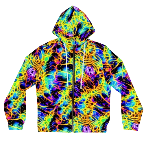 Solaris Mesh on a Women's Full-Zip Hoodie