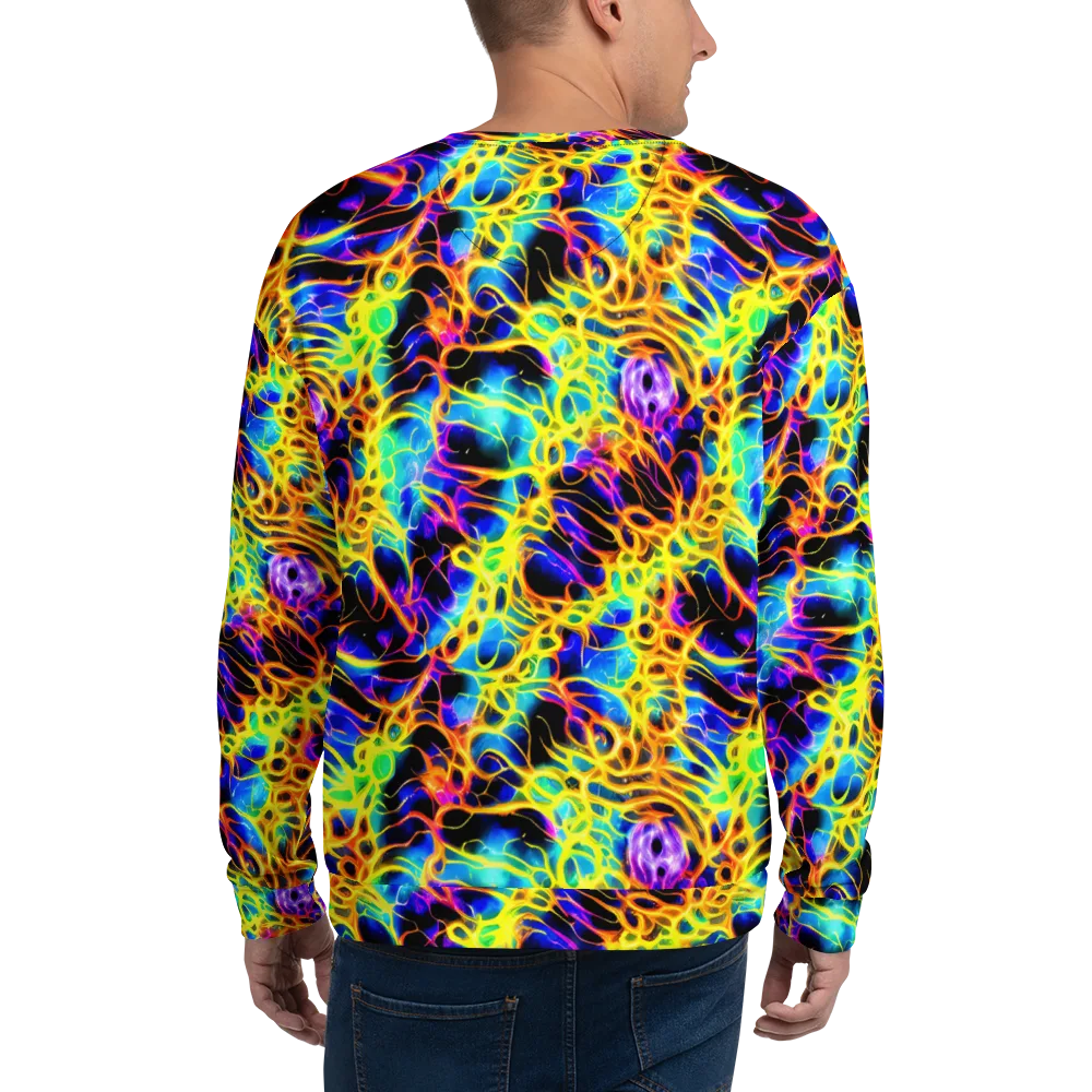 Solaris Mesh on Sweatshirt — Back