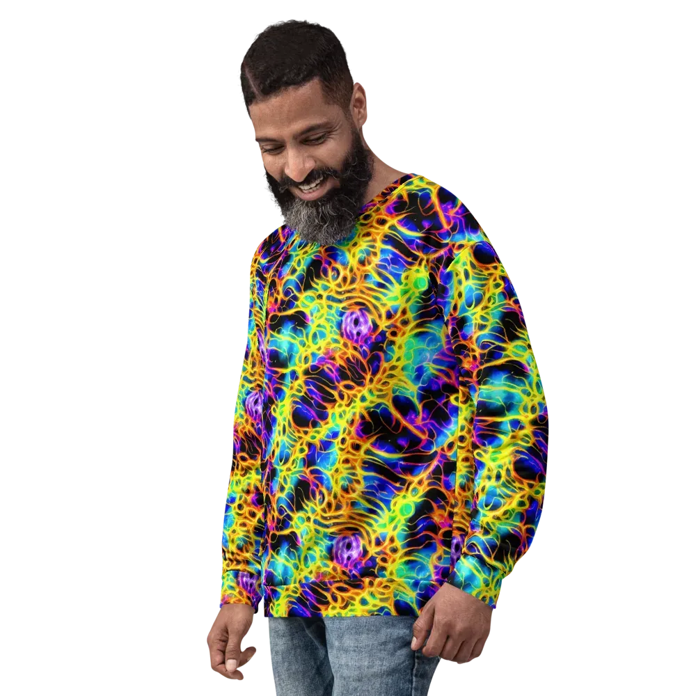 Solaris Mesh on Sweatshirt — Left Front