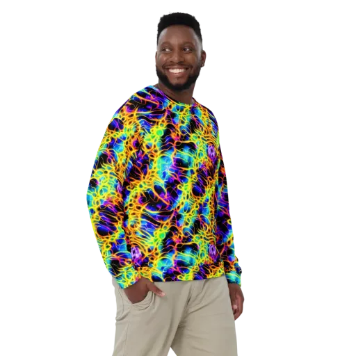 Solaris Mesh on a Sweatshirt