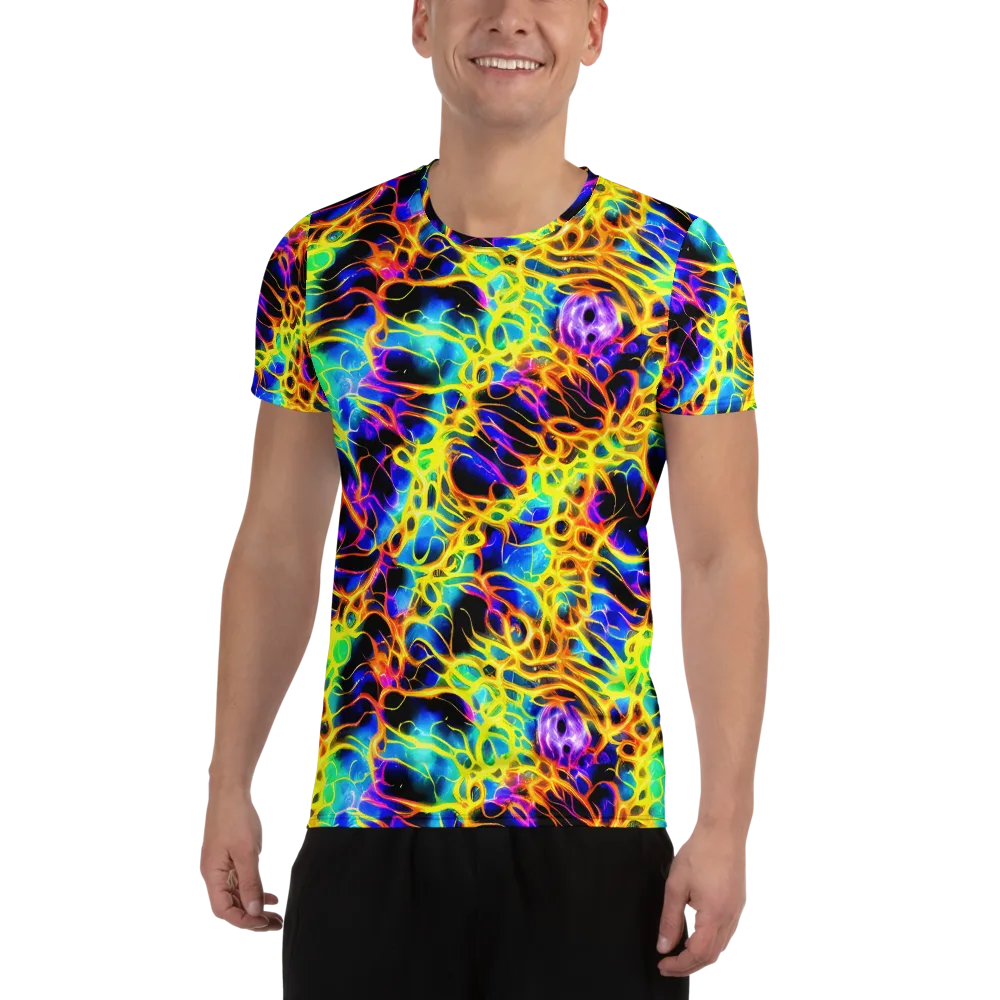 Solaris Mesh on Men's Athletic T-Shirt — Front
