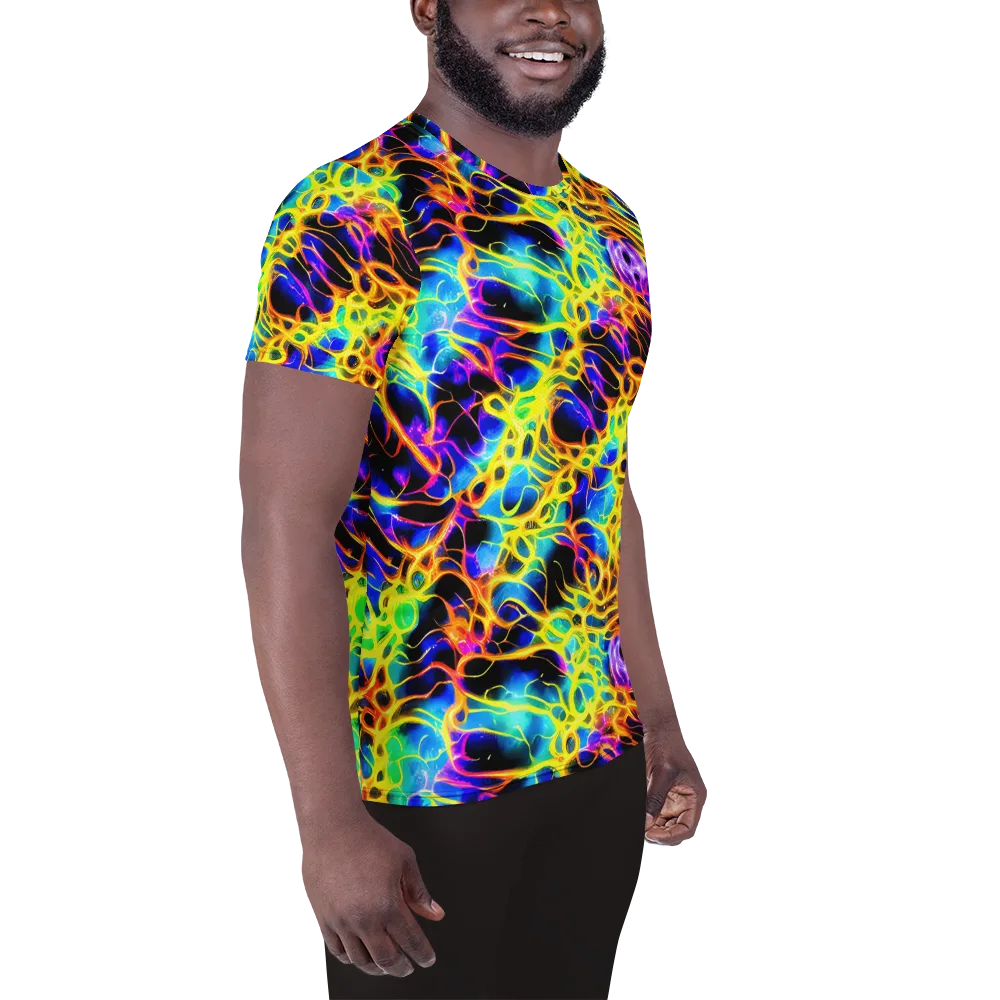 Solaris Mesh on Men's Athletic T-Shirt — Right