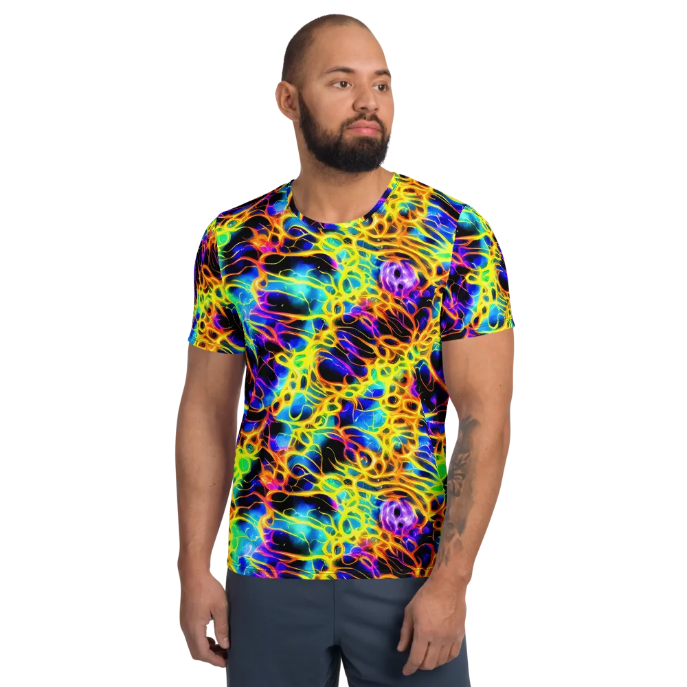Solaris Mesh on Men's Athletic T-Shirt — Front