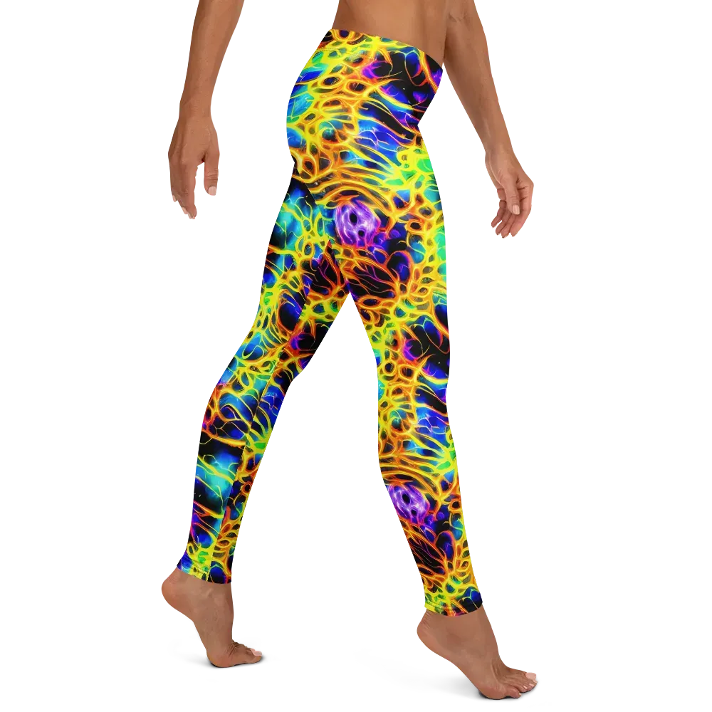 Solaris Mesh on Leggings — Right