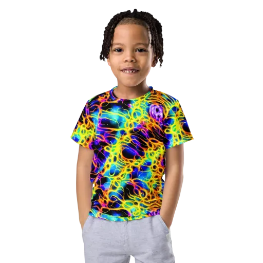 Solaris Mesh on a Kids Crew Neck T-Shirt