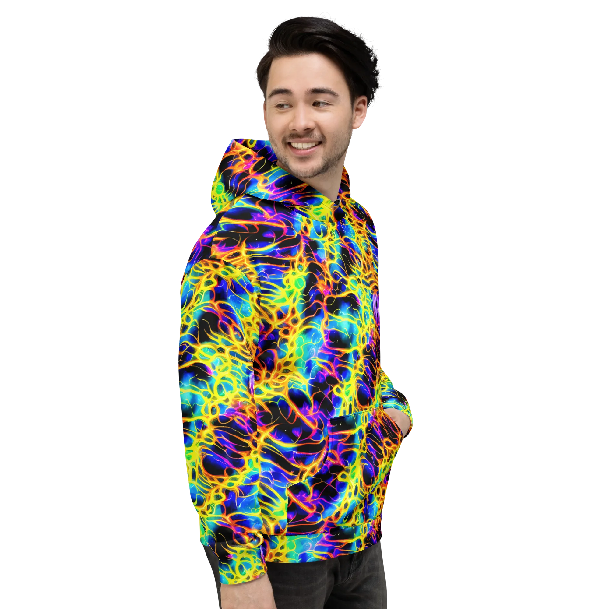 Solaris Mesh on Hoodie — Right
