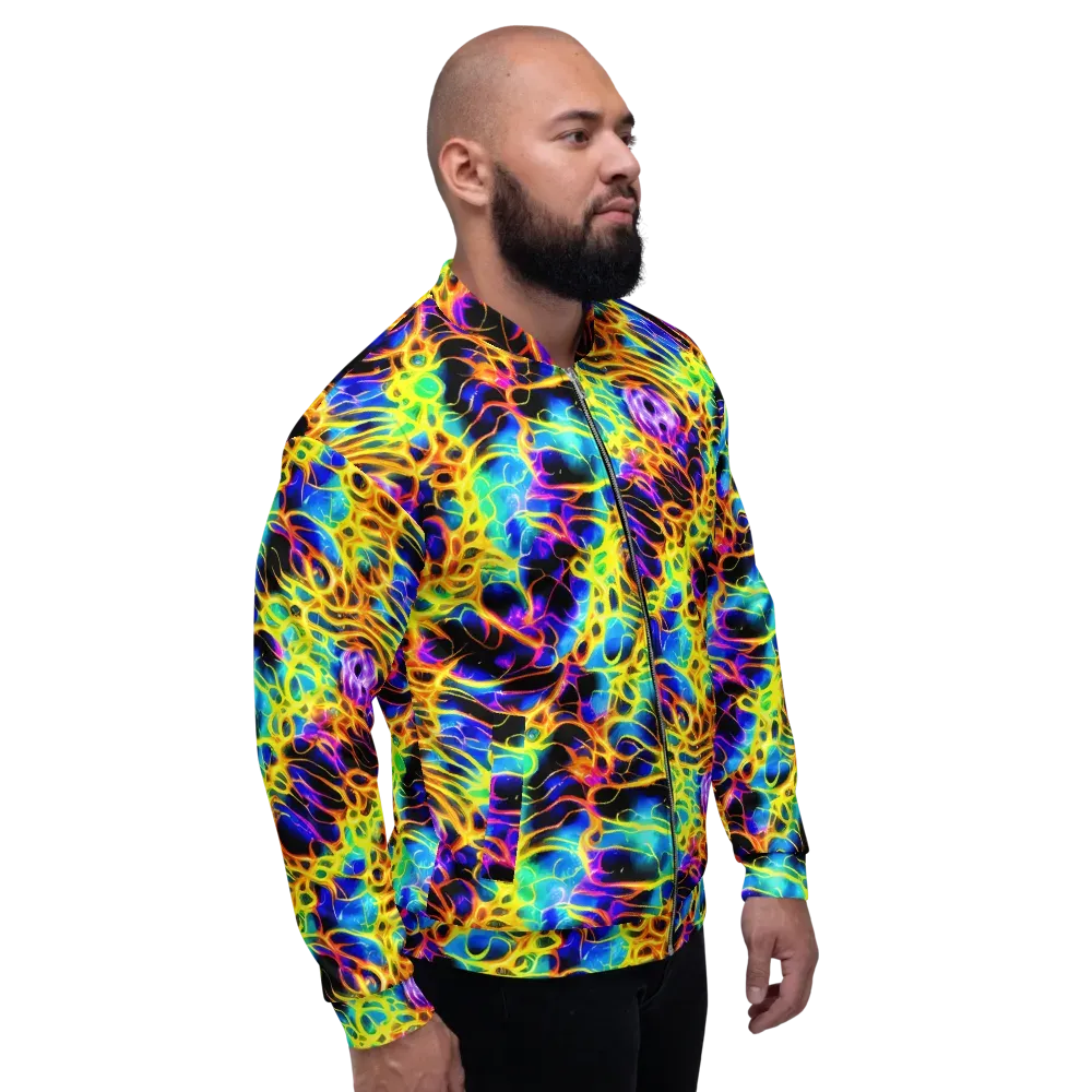 Solaris Mesh on Bomber Jacket — Right