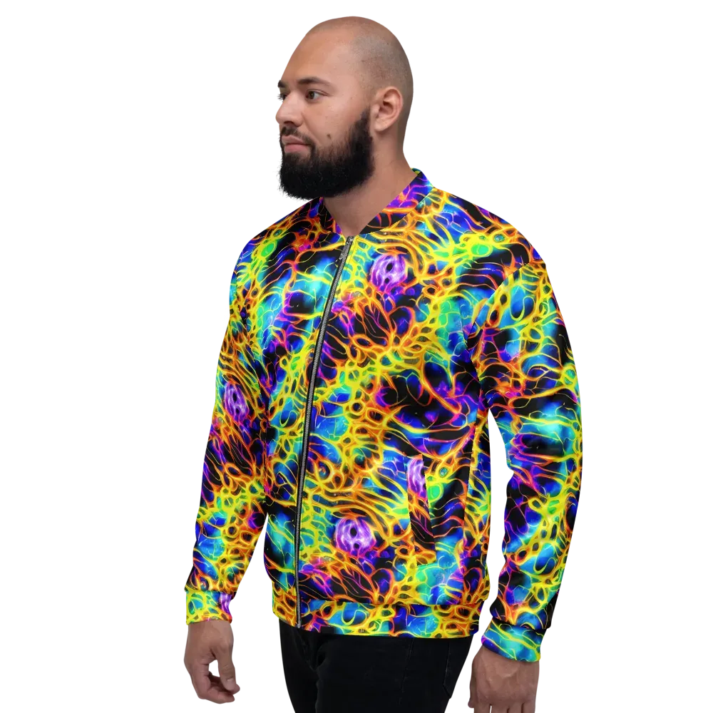 Solaris Mesh on Bomber Jacket — Left