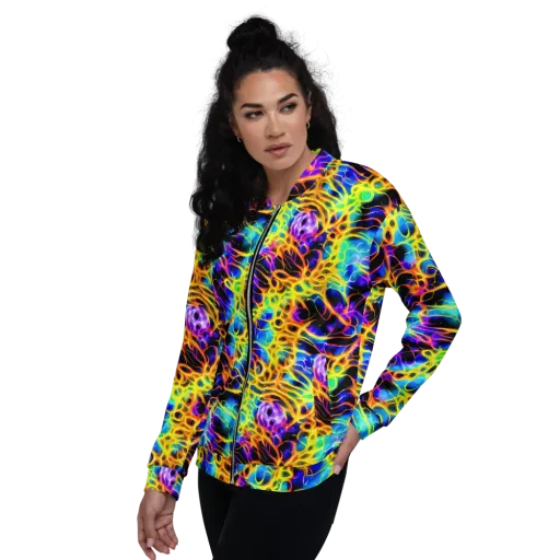 Solaris Mesh on a Bomber Jacket