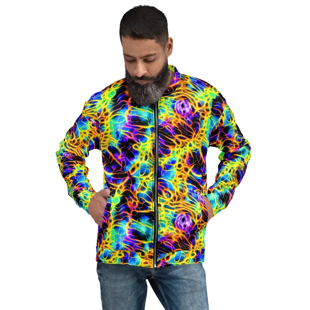 Solaris Mesh on Bomber Jacket — Front