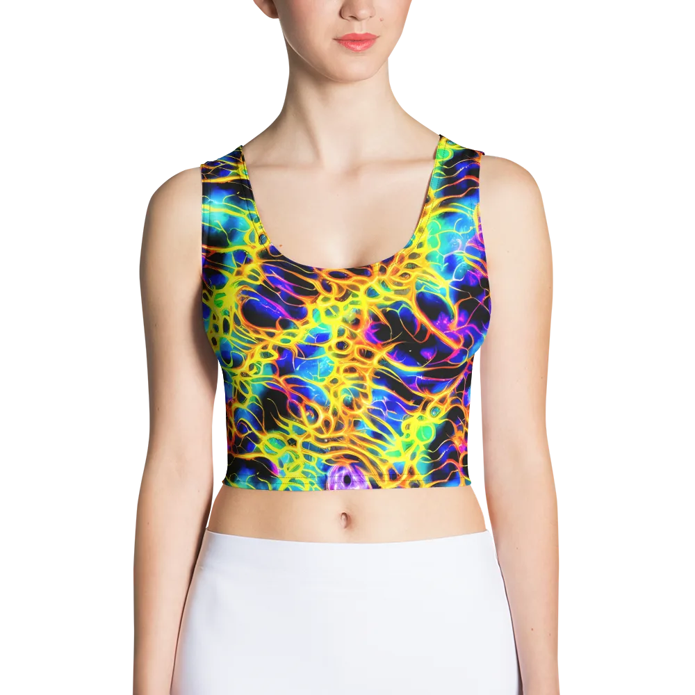 Solaris Mesh on Crop Top — Front