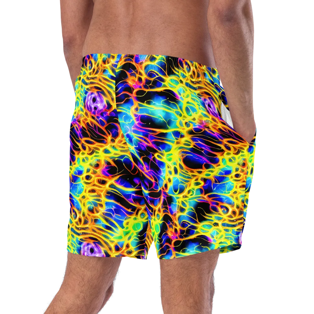 Solaris Mesh on Swim Trunks — Right Back