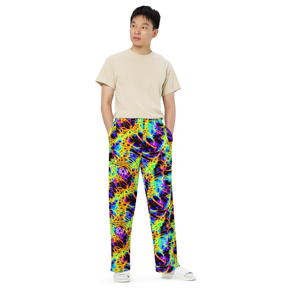 Solaris Mesh on Wide-Leg Pants — Front