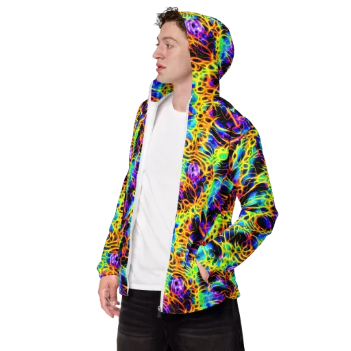 Solaris Mesh on a Men's Windbreaker