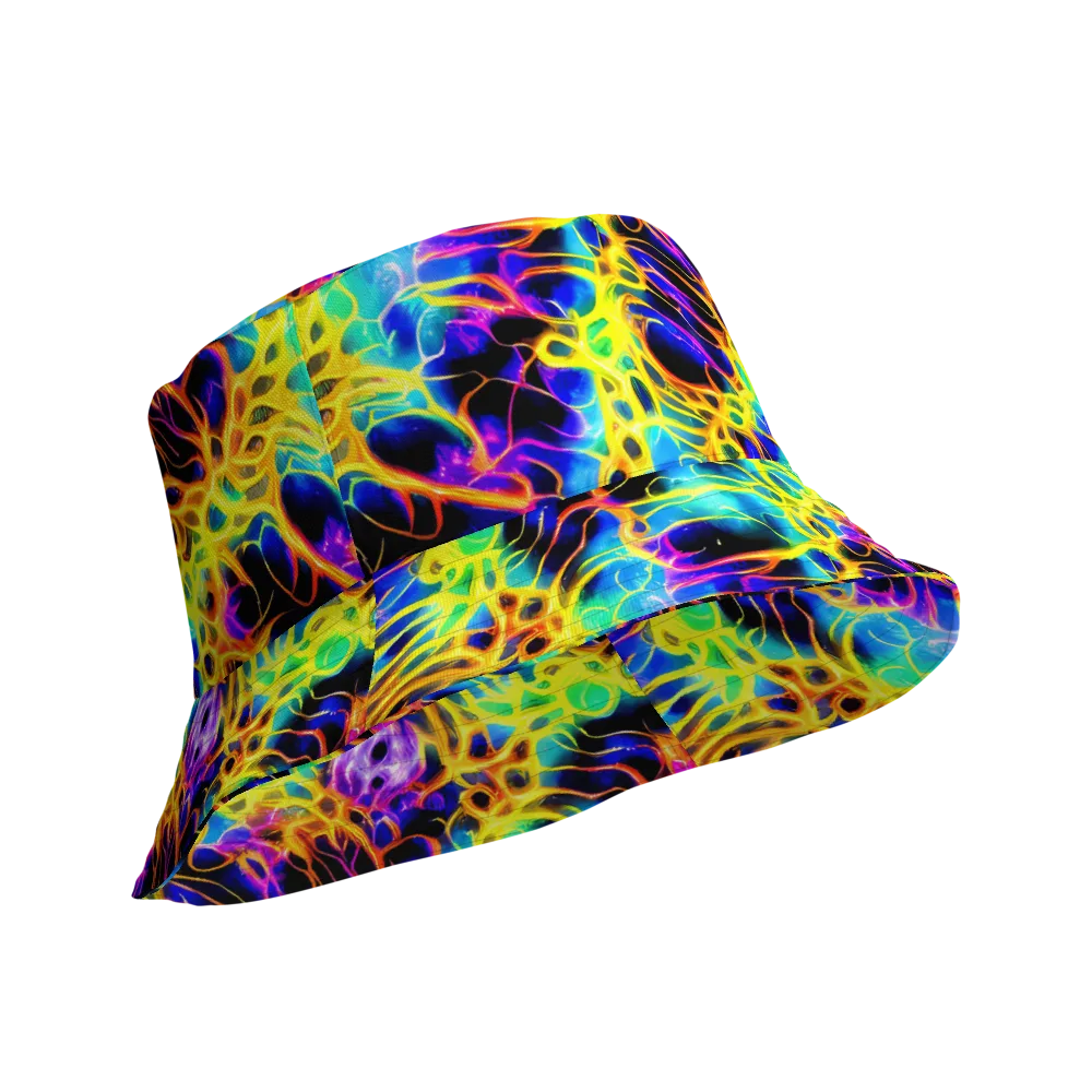 Solaris Mesh on Reversible Bucket Hat — Product details Outside