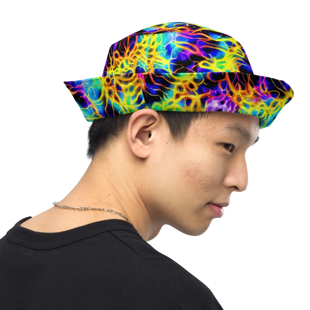 Solaris Mesh on Reversible Bucket Hat — Right Outside