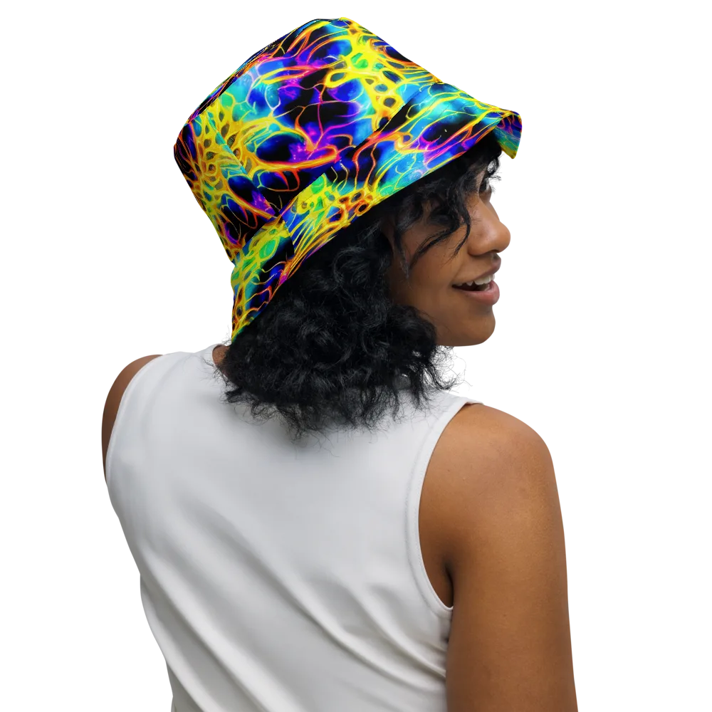 Solaris Mesh on Reversible Bucket Hat — Right Outside