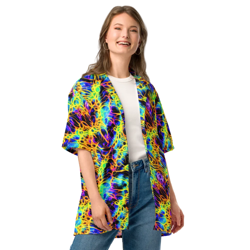 Solaris Mesh on Button Shirt — Front