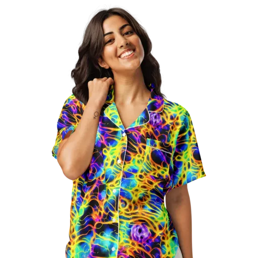 Solaris Mesh on a Women's Short Sleeve Pajama Top