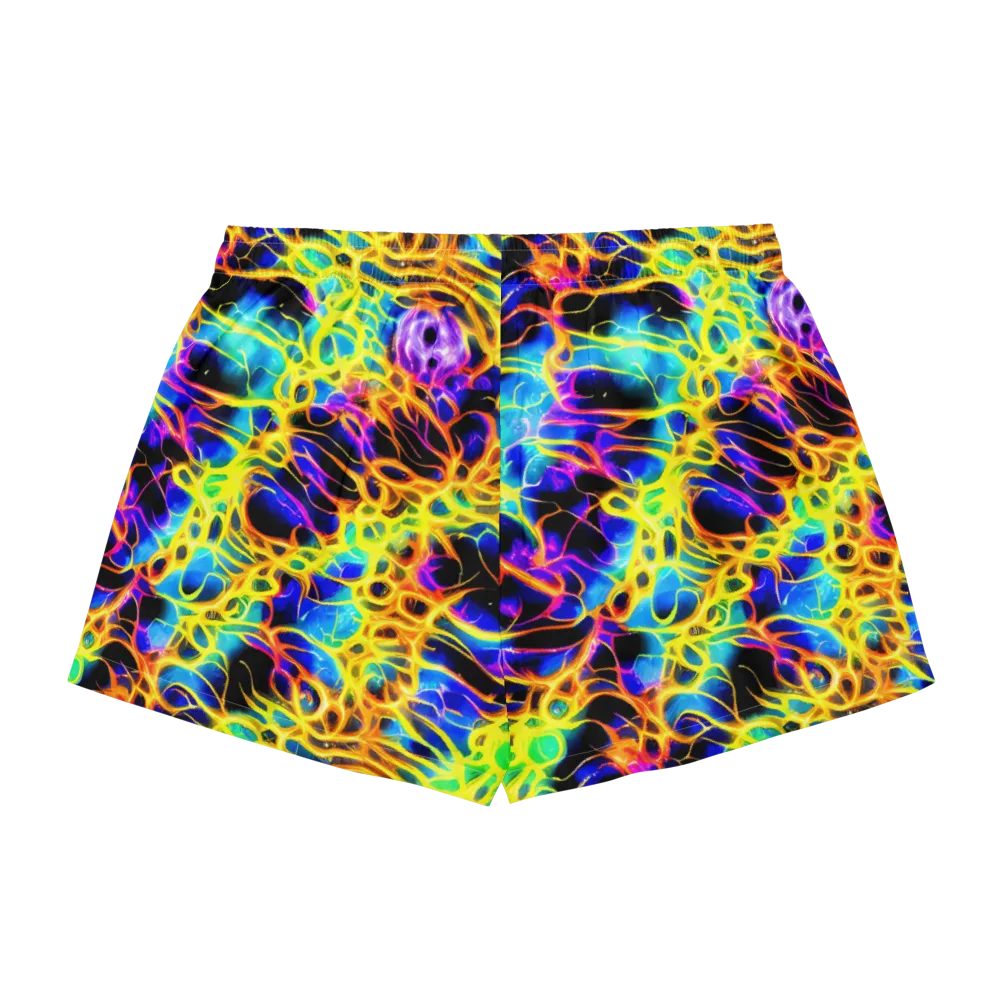 Solaris Mesh on Women's Pajama Shorts — Back