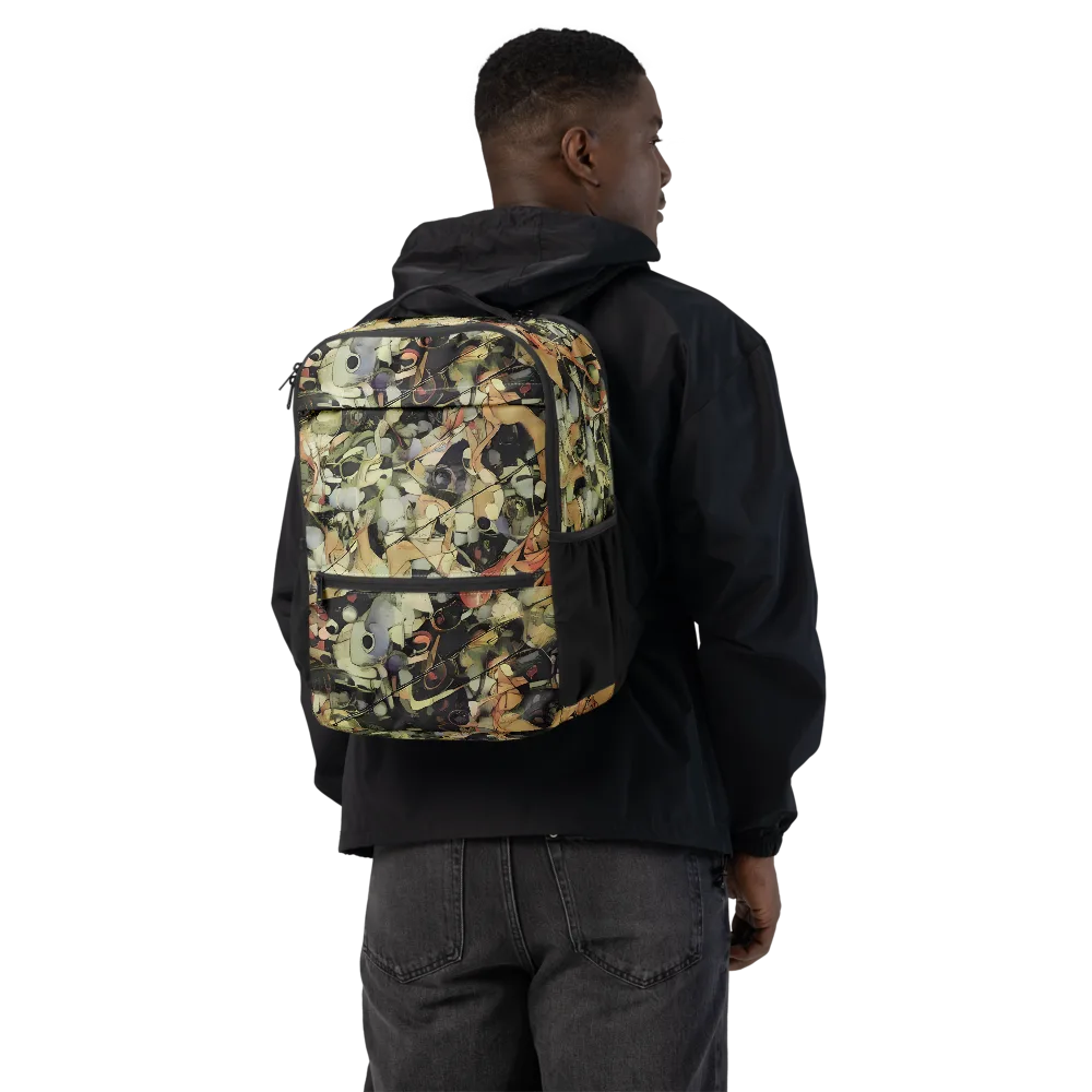 Olive Riddle on Utility Backpack — Back