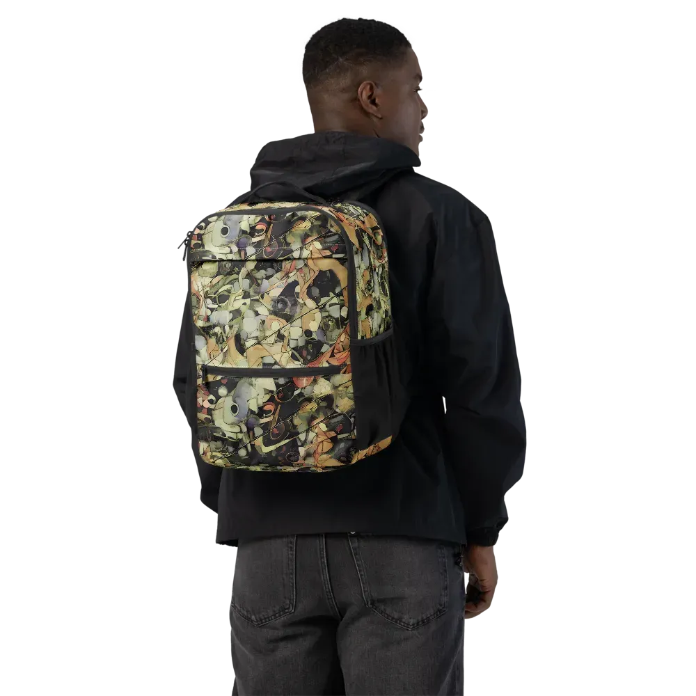 Olive Riddle on Utility Backpack — Back