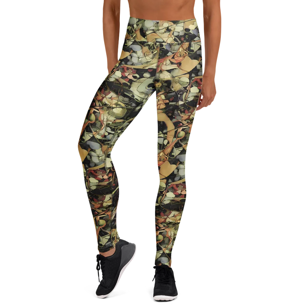 Olive Riddle on Yoga Leggings — Front