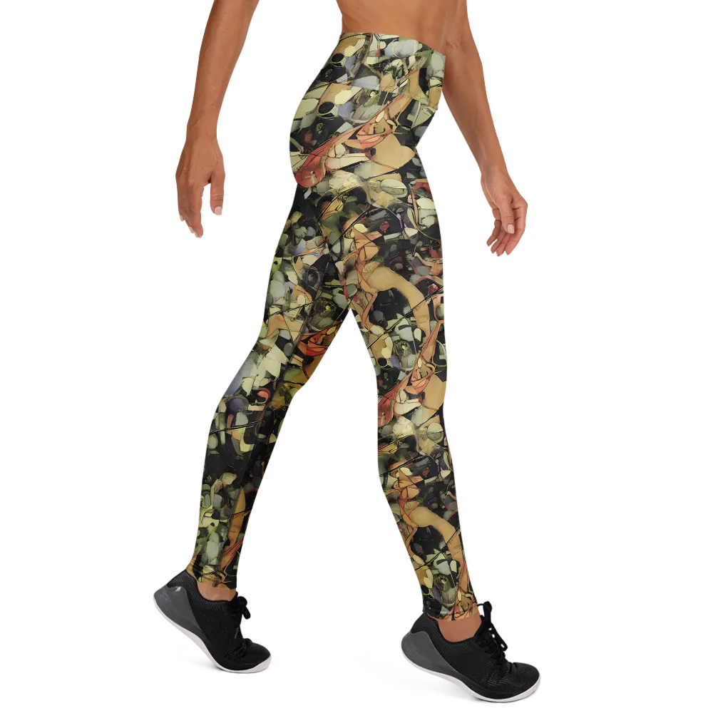 Olive Riddle on Yoga Leggings — Right