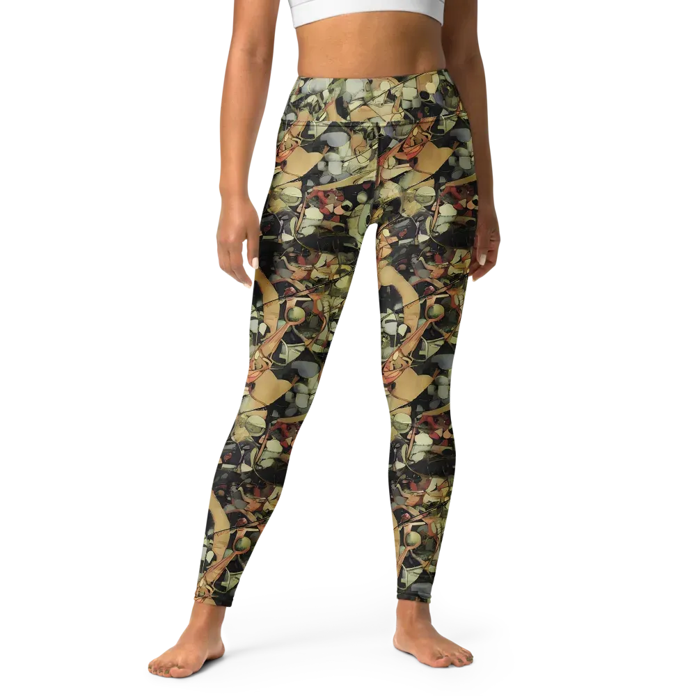 Olive Riddle on Yoga Leggings — Front