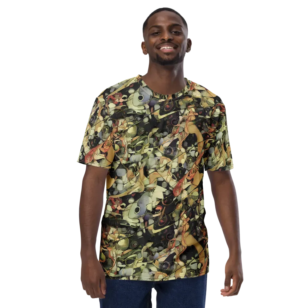 Olive Riddle on Men's Crew Neck T-Shirt — Front