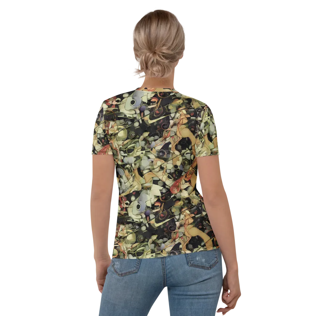 Olive Riddle on Women's Crew Neck T-Shirt — Back