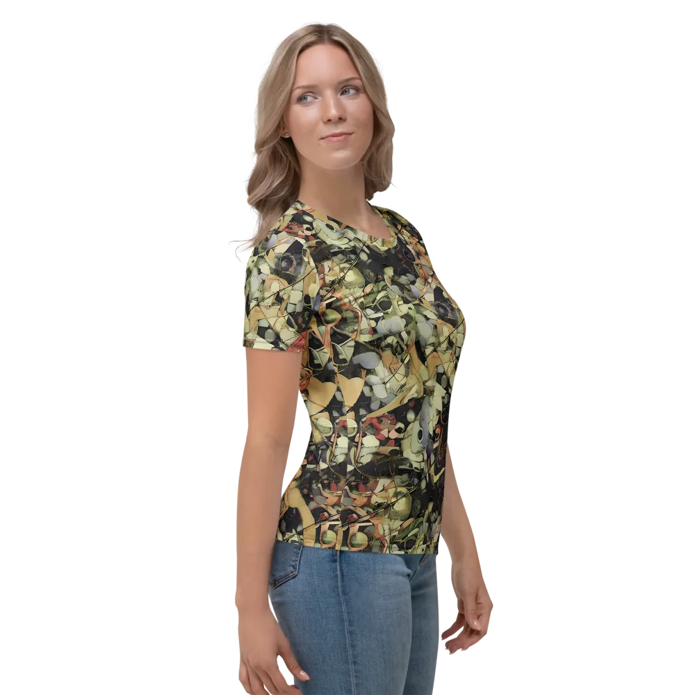 Olive Riddle on Women's Crew Neck T-Shirt — Right