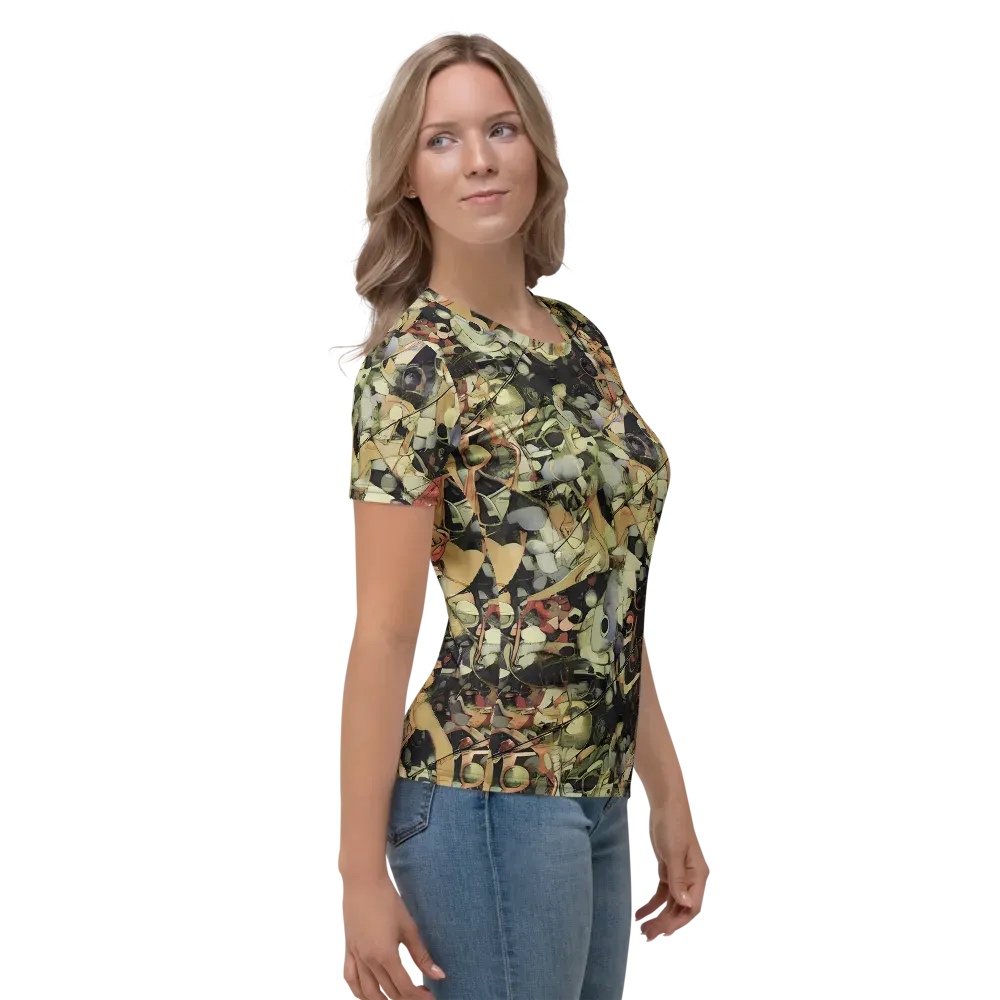 Olive Riddle on Women's Crew Neck T-Shirt — Right