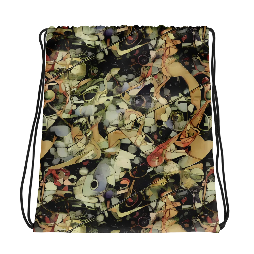 Olive Riddle on Drawstring Bag — Photo