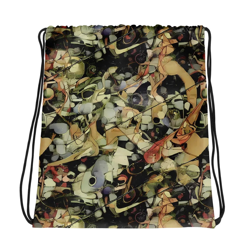 Olive Riddle on Drawstring Bag — Photo