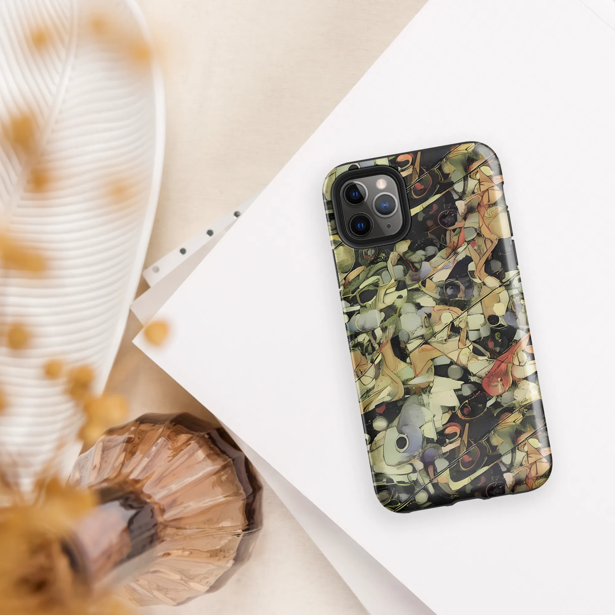 Olive Riddle on Tough Case for iPhone® — Front